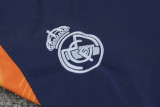 24-25 RMA Blue Yellow Kids Half Pull Tracksuit (童装)(半拉链)