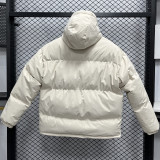 24-25 MF3 NK White Hooded Cotton Coat #棉衣