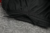 24-25 Man Utd Blue red Half Pull Tracksuit (半拉链)