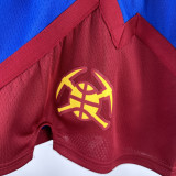 22-23 Nuggets Blue Edition Top Quality NBA Pants (Trapeze Edition) 飞人版