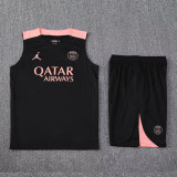 25-26 PSG Black Tank top and shorts suit