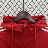 2024 New AD Red Windbreaker