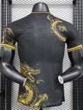 24-25 RMA Black Special Edition Player Version Soccer Jersey #金标金龙