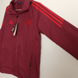 24-25 Bayern Jujube red Windbreaker