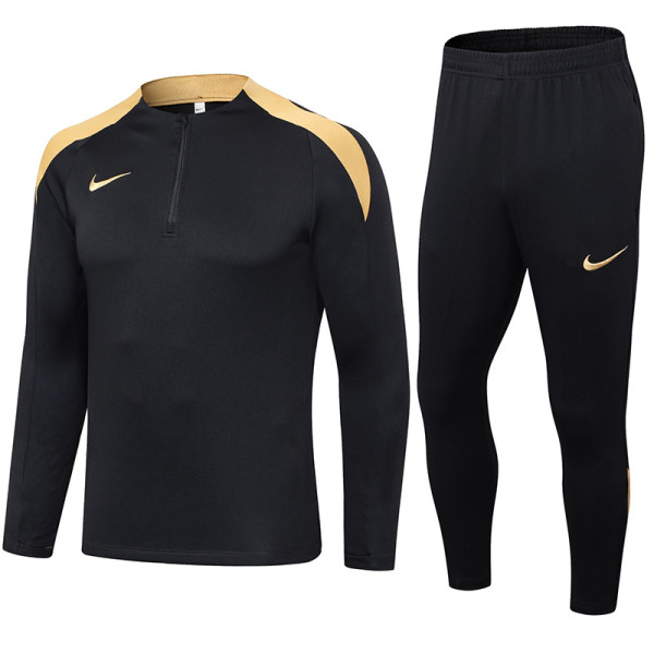 24-25 NK Black Half Pull Tracksuit (半拉链)