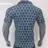 25-26 Portugal Grey Black Training Shirts *PM