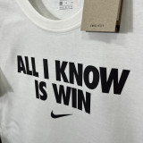 T204 NK White High Quality Casual T-Shirt #字母