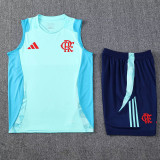 24-25 Flamengo Light green Tank top and shorts suit *背心套装