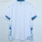 24-25 Marseille Home Fans Soccer Jersey (Print all Sponsor)