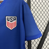 24-25 USA Away 1:1 Fans Soccer Jersey