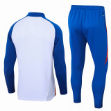 24-25 Lyon White Half Pull Tracksuit (半拉链)