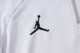 23-24 PSG Light Gray Half Pull Tracksuit (半拉链)
