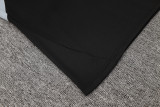 2025 AD Black Half Pull Tracksuit (半拉链)