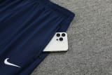 24-25 PSG Royal blue Half Pull Tracksuit (半拉链)