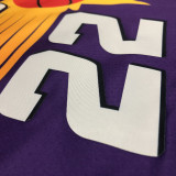 22-23 SUNS AYTON #22 Purple Top Quality Hot Pressing NBA Jersey (Retro Logo)