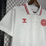 24-25 Denmark Away Fans Soccer Jersey 胶标