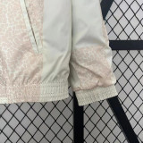 23-24 Flamengo Red & Beige Double Sided Windbreaker (双面风衣)