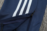 2024 AD Navy blue Half Pull Tracksuit (半拉链)