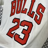 T170 BULLS JORDAN #23 White High Quality Casual T-Shirt