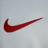 2010-2011 Man Utd Away White Long sleeve Retro soccer jersey (长袖) 欧冠版