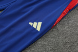 24-25 Spain Red Kids Half Pull Tracksuit (童装)(半拉链)