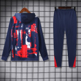 24-25 PSG Royal Blue Hoodie Tracksuit (卫衣套装)