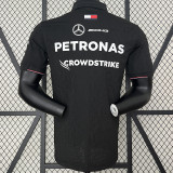 2024 F1 Mercedes Black Polo Racing Suit (有领)