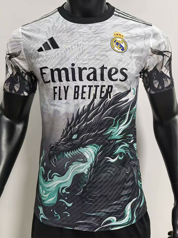24-25 RMA Green Black Special Edition Player Version Soccer Jersey *龙