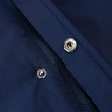 24-25 Bayern Royal Blue Hooded Windbreaker Fabric Cotton Coat #G199(红标)