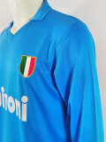 1987-1988 Napoli Home Long Sleeve Retro Soccer Jersey (长袖)
