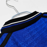 1994 Argentina Away Retro Soccer Jersey (钢印纹)