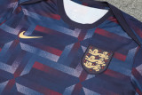 24-25 England Blue Training Short Suit