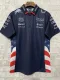 2024 F1 Red Bull Royal Blue Polo Racing Suit(有领) 银牛