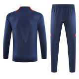 24-25 Man Utd Royal blue Kids Long Sleeve Training Tracksuit (童装)
