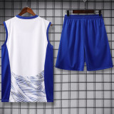 24-25 INT White Tank top and shorts suit (条纹)