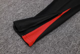 24-25 Portugal Black Half Pull Tracksuit (半拉链)
