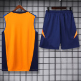2024 AD Orange Tank top and shorts suit