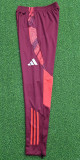 24-25 Roma Maroon red Training Long Pants (Have Pocket)