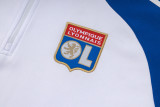 24-25 Lyon White Half Pull Tracksuit (半拉链)