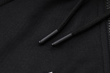 24-25 BAR Black Hoodie Half Pull Tracksuit #F562半拉连帽