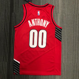 Trail Blazers ANTHONY #00 Trapeze Edition Top Quality Hot Pressing NBA Jersey
