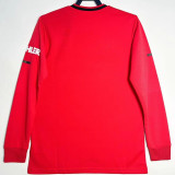 2019-2020 Man Utd Home Long Sleeve Retro Soccer Jersey (长袖)