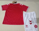 24-25 Denmark Home Kids Soccer Jersey