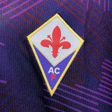 1992-1993 Fiorentina Home Purple Retro Soccer Jersey