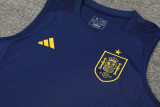 24-25 Spain Royal blue Tank top and shorts suit