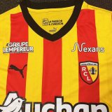 24-25 RC Lens Home Print Sponsor Fans Soccer Jersey
