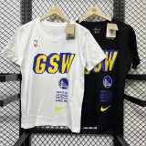 T112 Warriors GSW Black High Quality Casual T-Shirt