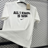 T204 NK White High Quality Casual T-Shirt #字母