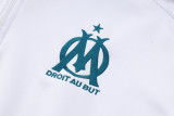 24-25 Marseille White Half Pull Tracksuit (半拉链)