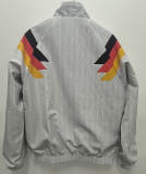 1990 Germany White & Black Retro Double Sided Windbreaker (双面风衣)